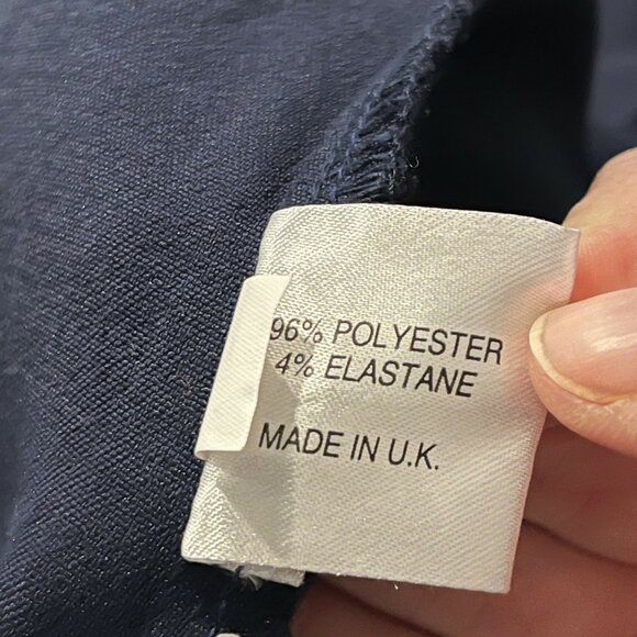 Nora Gardner Contrast Waistband Pinto Midi Dress - /Navy Multi - L - Picture 5 of 5